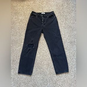 ABERCROMBIE & FITCH JEANS-BLACK-10 SHORT